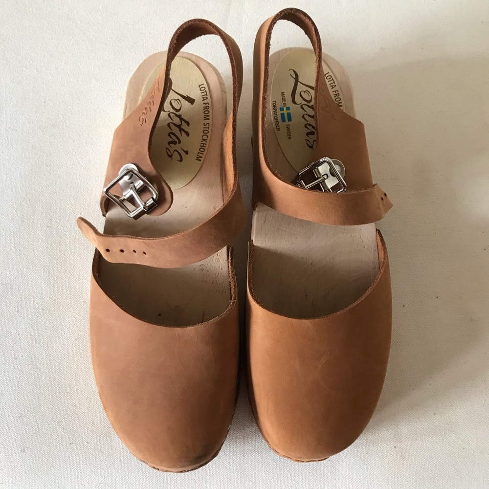 EUC. Lotta from Stockholm - brown nubuck, size 40